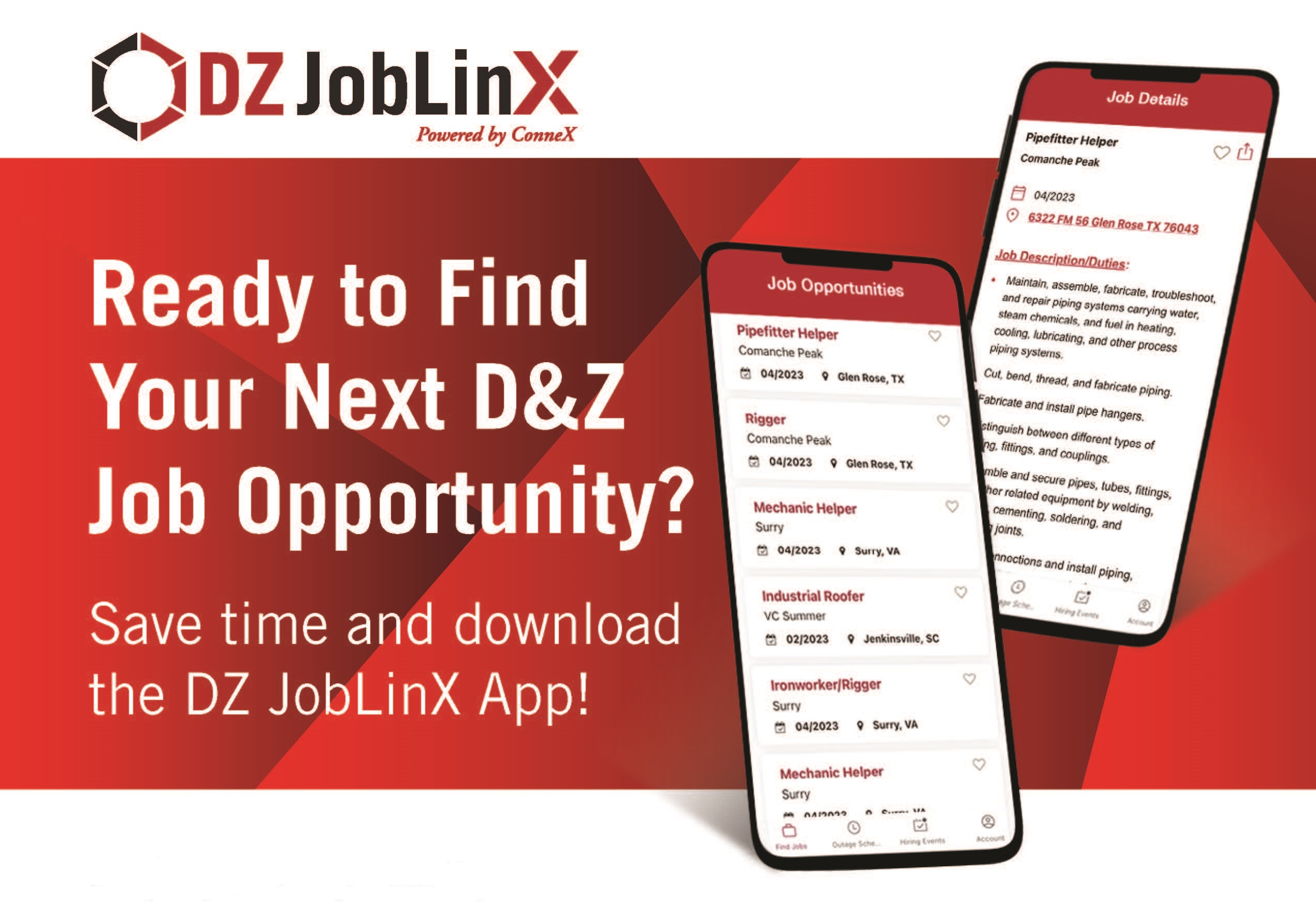 Introducing DZ JobLinX Mobile App, the Easy Way to Find Craft Jobs